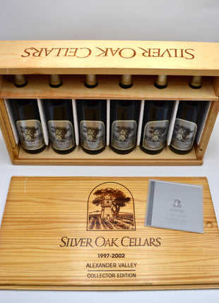 1997-2002 Silver Oak Cabernet Sauvignon, Alexander Valley [Collector's Edition Vertical of 6 btls] (1997, 1998, 1999, 2000, 2001, 2002)