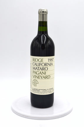 1997 Ridge Vineyards Mataro, Pagani Vineyard, Sonoma Valley