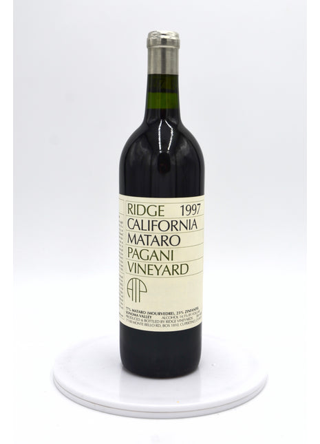 1997 Ridge Vineyards Mataro, Pagani Vineyard, Sonoma Valley