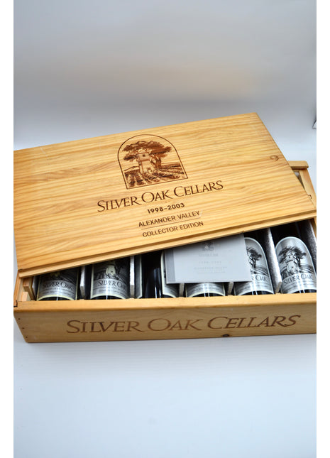 1998-2003 Silver Oak Cabernet Sauvignon, Alexander Valley [Collector's Edition Vertical of 6 btls] (1998, 1999, 2000, 2001, 2002, 2003)