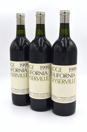 1999 Ridge Vineyards Red, Geyserville, Sonoma County