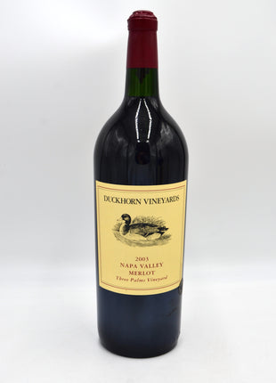 2003 Duckhorn Vineyards Merlot, Three Palms Vineyard, Napa Valley (magnum)