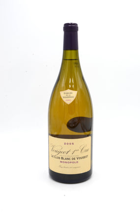 2005 Domaine de la Vougeraie Vougeot Blanc, Le Clos Blanc de Vougeot, Monopole Premier Cru (magnum)