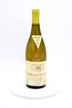 2007 Chateau Rayas, Château de Fonsalette, Côtes du Rhône Blanc Reserve