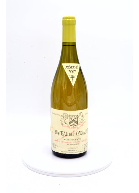 2007 Chateau Rayas, Château de Fonsalette, Côtes du Rhône Blanc Reserve