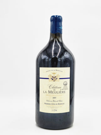 2003 Chateau de la Meuliere, Premier Cotes de Bordeaux (double-magnum)