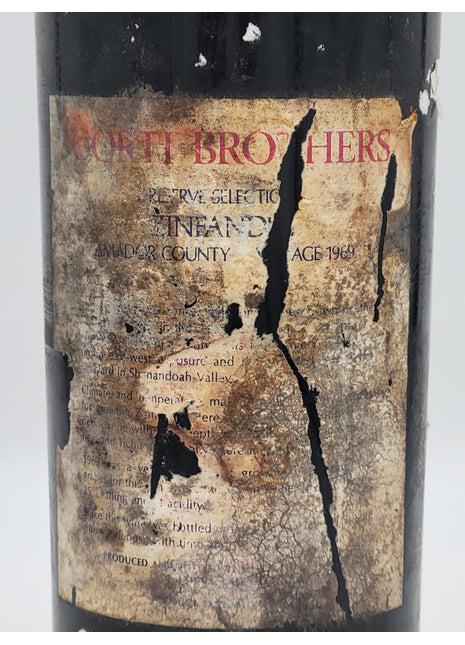 1969 Corti Brothers Reserve Selection Zinfandel, Amador County (magnum)