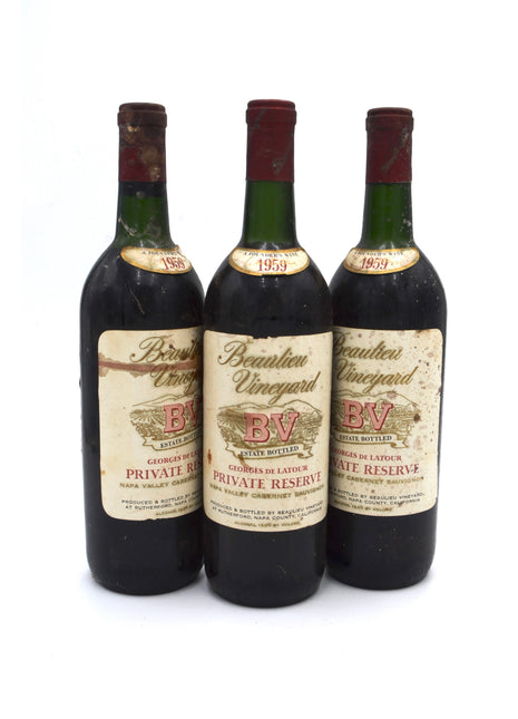 1959 Beaulieu Vineyard Georges de Latour Private Reserve Cabernet Sauvignon, Napa Valley