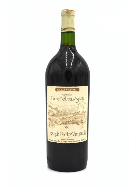 1981 Joseph Phelps Vineyards Cabernet Sauvignon, Backus Vineyard, Napa Valley (magnum)
