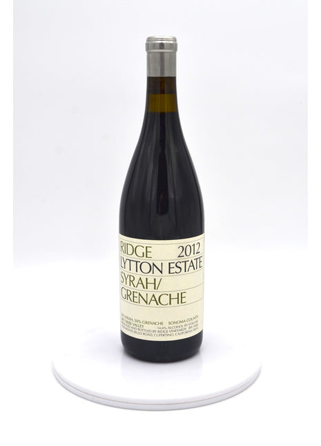 2012 Ridge Vineyards Syrah/Grenache, Lytton Estate, Dry Creek Valley, Sonoma County
