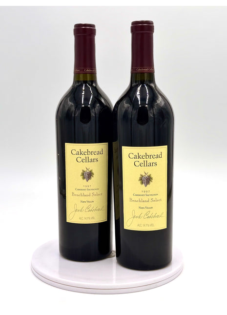 1997 Cakebread Cellars Cabernet Sauvignon, Benchland Select, Napa Valley