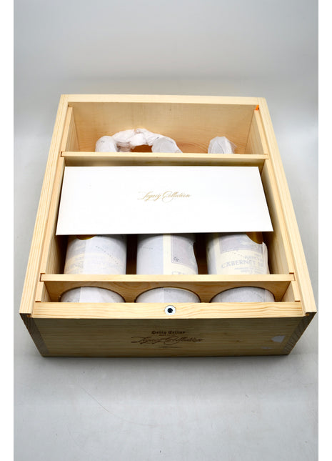 1983, 1997, 2003 Heitz Cellars Cabernet Sauvignon, Napa Valley [Legacy Collection 3 bottle wood gift case]