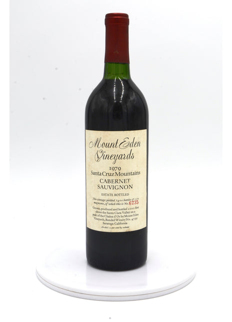1979 Mount Eden Vineyards Estate Cabernet Sauvignon, Santa Cruz Mountains