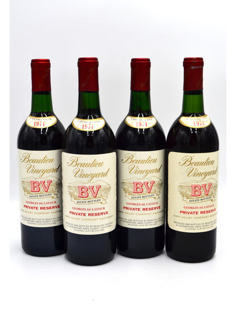1974 Beaulieu Vineyard Georges de Latour Private Reserve Cabernet Sauvignon, Napa Valley