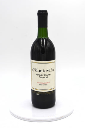 1975 Montevina Zinfandel, Special Selection, Amador County