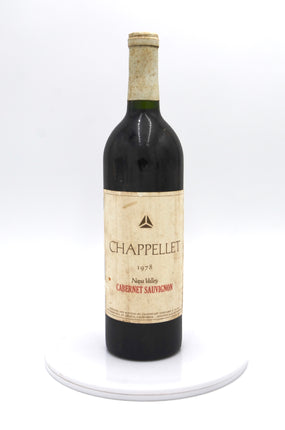 1978 Chappellet Cabernet Sauvignon, Napa Valley