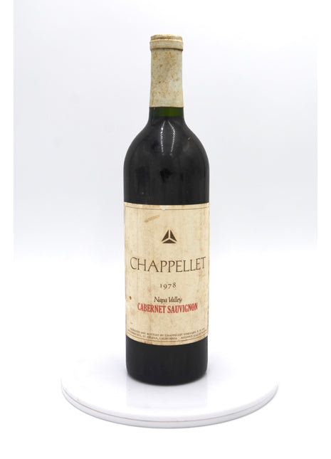 1978 Chappellet Cabernet Sauvignon, Napa Valley