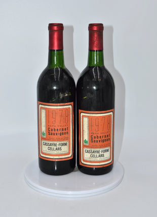 1978 Cassayre-Forni Cellars Cabernet Sauvignon, Rutherford, Napa Valley