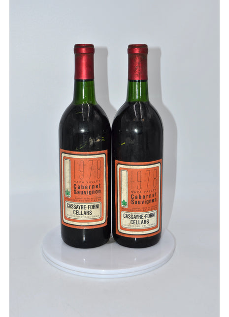 1978 Cassayre-Forni Cellars Cabernet Sauvignon, Rutherford, Napa Valley