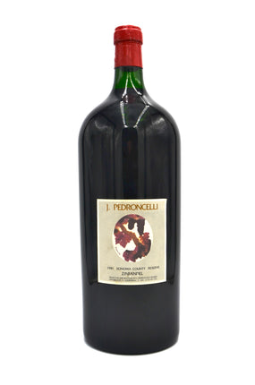 1981 J. Pedroncelli Winery Reserve Zinfandel, Sonoma County (Methuselah)