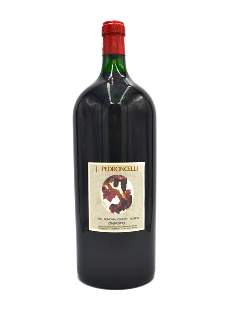 1981 J. Pedroncelli Winery Reserve Zinfandel, Sonoma County (Methuselah)