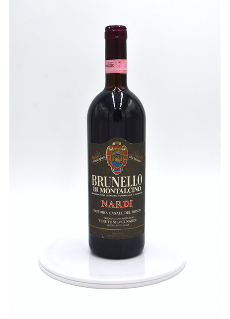 1989 Fattoria Casale del Bosco, Brunello di Montalcino, Silvio Nardi