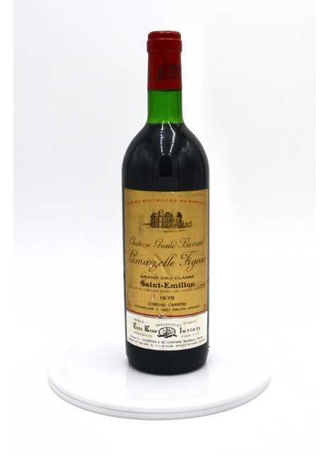 1975 Château Grand Barrail Lamarzelle Figeac, St. Emilion