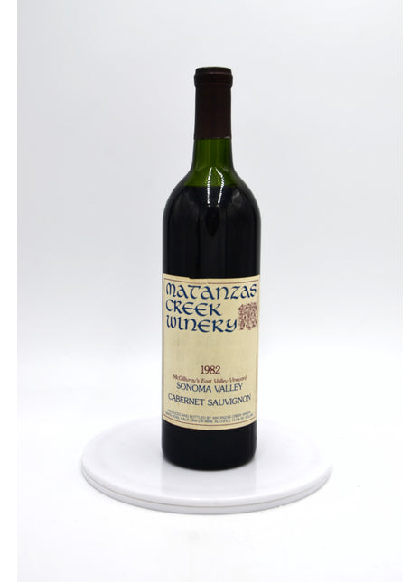 1982 Matanzas Creek Winery Cabernet Sauvignon, McGillivray's East Valley Vineyard, Sonoma Valley