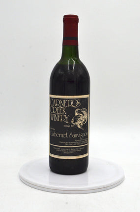 1977 Carneros Creek Winery Cabernet Sauvignon, Nathan Fay's Vineyard, Napa Valley