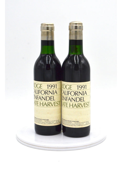 1991 Ridge Vineyards Late Harvest Zinfandel, Lytton Springs Estate Vineyard, Dry Creek, Sonoma County (half-bottle)
