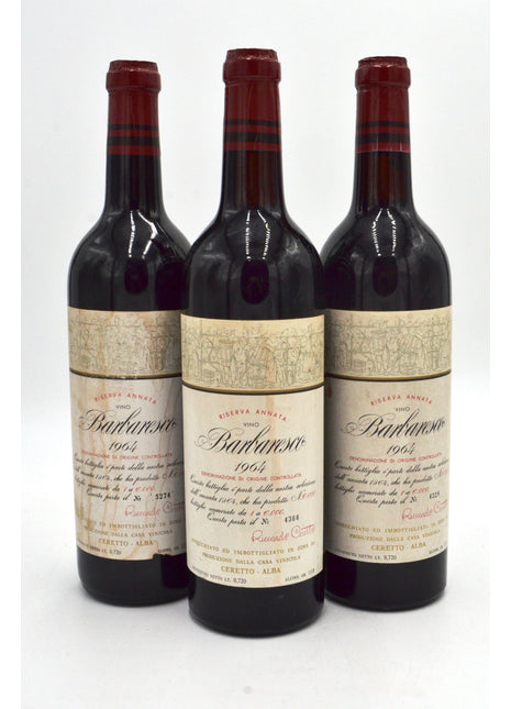 1964 Riccardo Ceretto Barbaresco Riserva Annata