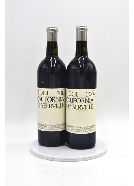2004 Ridge Vineyards Red, Geyserville, Sonoma County