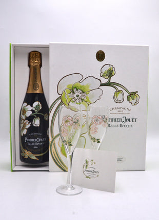 2006 Perrier-Jouët Fleur de Champagne, Cuvee Belle Epoque, Vintage Brut Champagne [2-Glass Set]