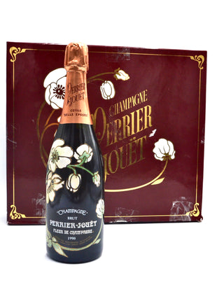1990 Perrier-Jouët Fleur de Champagne, Cuvee Belle Epoque, Vintage Brut Champagne [4-Glass Set]