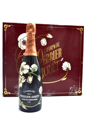 1990 Perrier-Jouët Fleur de Champagne, Cuvee Belle Epoque, Vintage Brut Champagne [4-Glass Set]