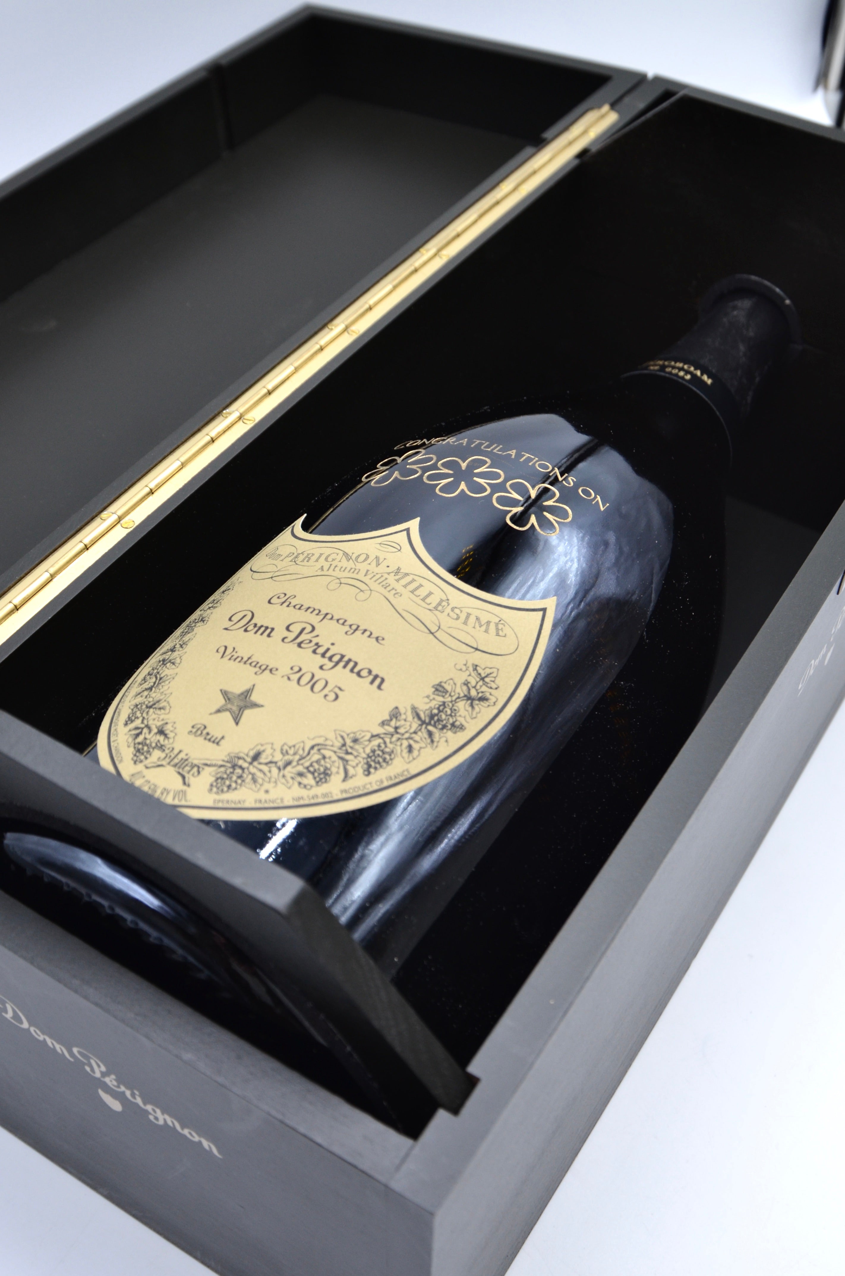 Dom Perignon Vintage Champagne with Engraved Gift Box