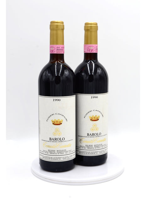 1990 Tenuta Carretta Barolo Poderi Cannubi