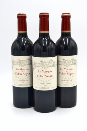 2016 Le Marquis de Calon Segur, St. Estephe [Ch. Calon Segur's 2nd]