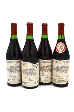 1953 Martin Ray Cabernet Sauvignon, Saratoga Cuvee, Central Coast