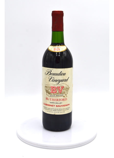1978 Beaulieu Vineyard Rutherford Cabernet Sauvignon, Napa Valley