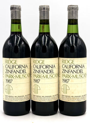 1987 Ridge Vineyards Zinfandel Park-Muscatine, Howell Mountain