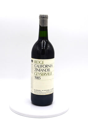 1985 Ridge Vineyards Zinfandel, Geyserville, Sonoma Valley