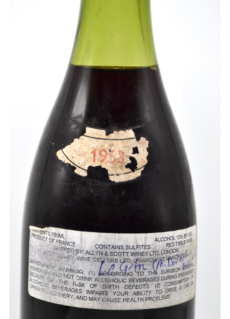 1953 Domaine M. Doudet-Naudin Le Corton, Grand Cru