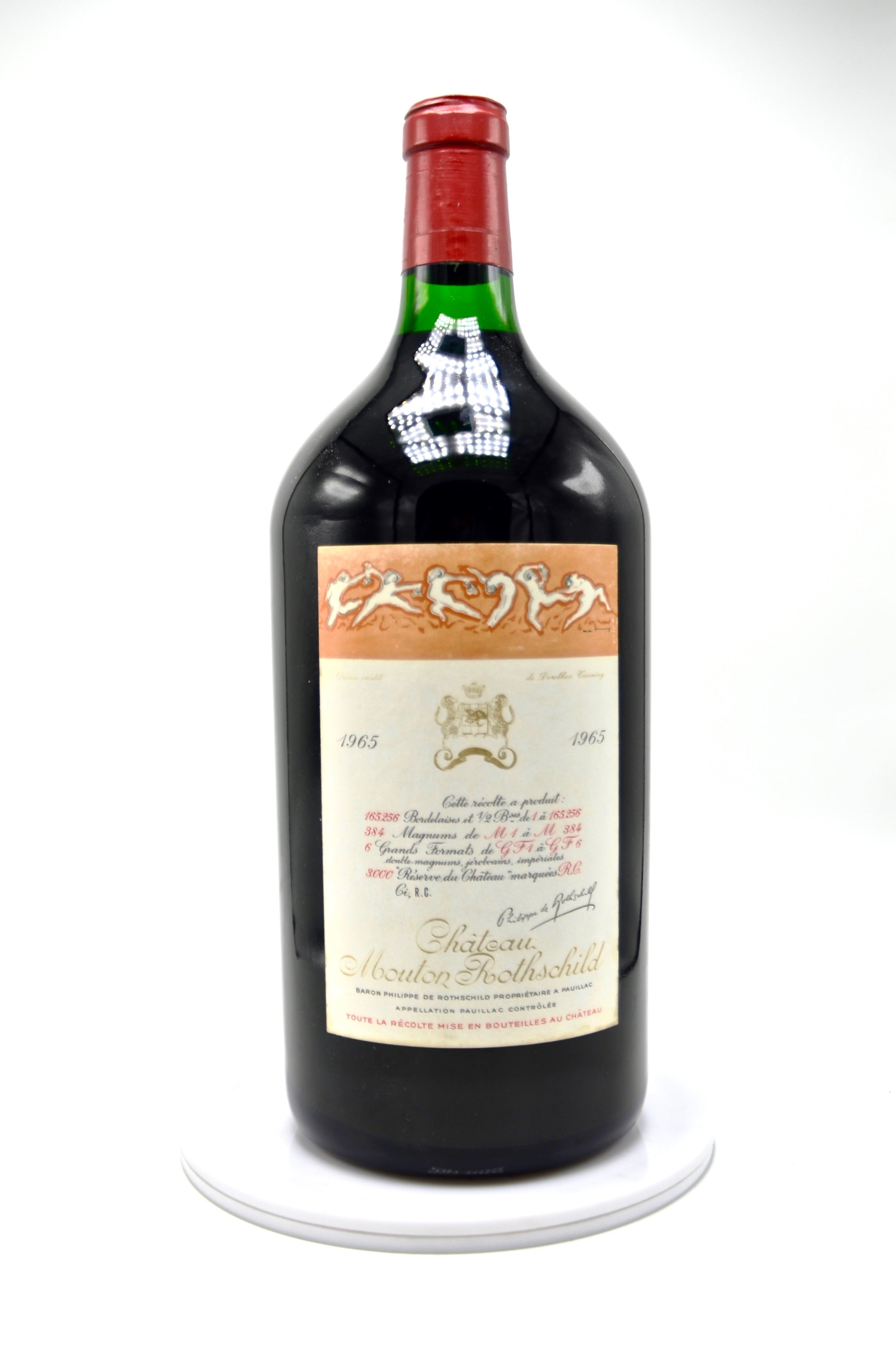 1965 Château Mouton Rothschild, Pauillac (double-magnum) – Wine 1965 Château Mouton Rothschild, Pauillac (double-magnum) – Wine