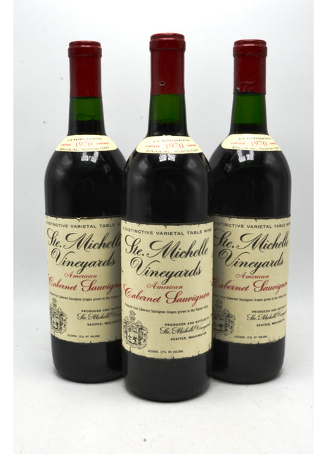 1970 Château Ste. Michelle Cabernet Sauvignon, Columbia Valley, Washington