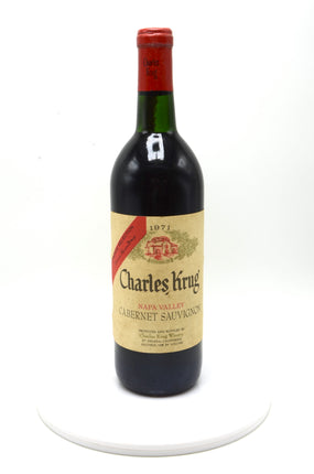 1971 Charles Krug Cabernet Sauvignon, Vintage Selection, Napa Valley