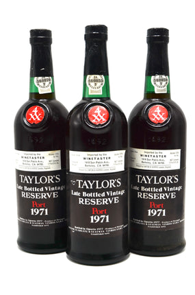 1971 Taylor Fladgate Late Bottled Vintage Port