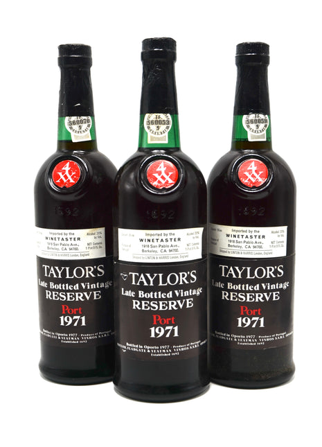 1971 Taylor Fladgate Late Bottled Vintage Port