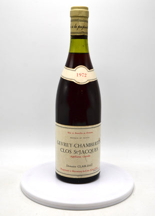 1972 Domaine Clair-Dau Gevrey-Chambertin, Clos St-Jacques, Premier Cru