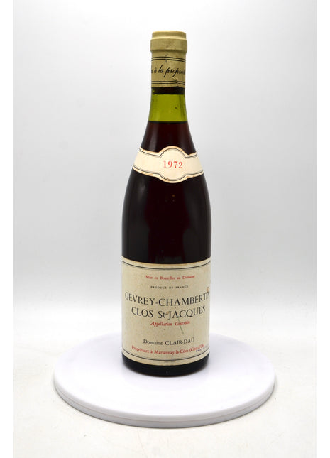 1972 Domaine Clair-Dau Gevrey-Chambertin, Clos St-Jacques, Premier Cru